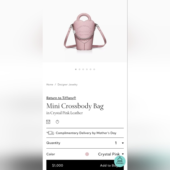 Tiffany & Co. RTT Mini Crossbody-Crystal Pink-FIRM price - Picture 13 of 17